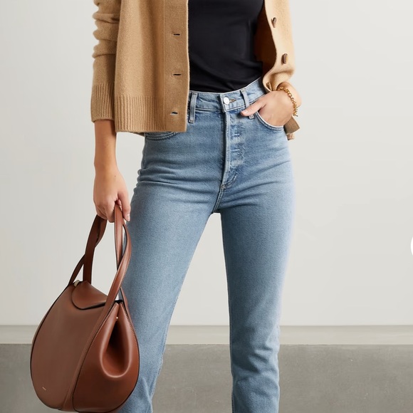 Agolde Riley High Rise Crop size 26 - Picture 6 of 11